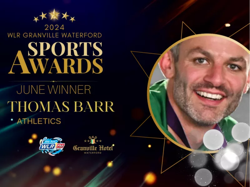 Thomas Barr crowned June winner of Waterford Sports Awards