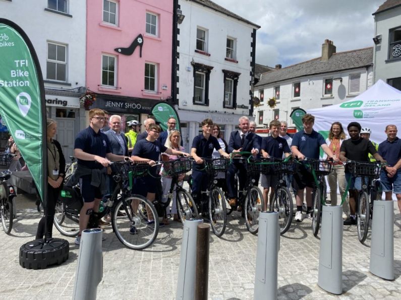 Transport For Ireland bike share launched today in Waterford