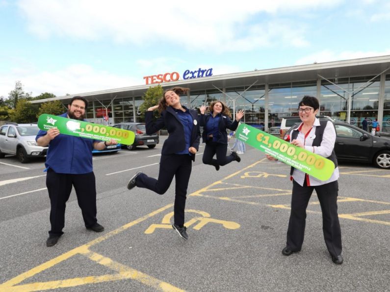 Winning ticket worth €1,000,000 sold in Tesco, Ardkeen Village