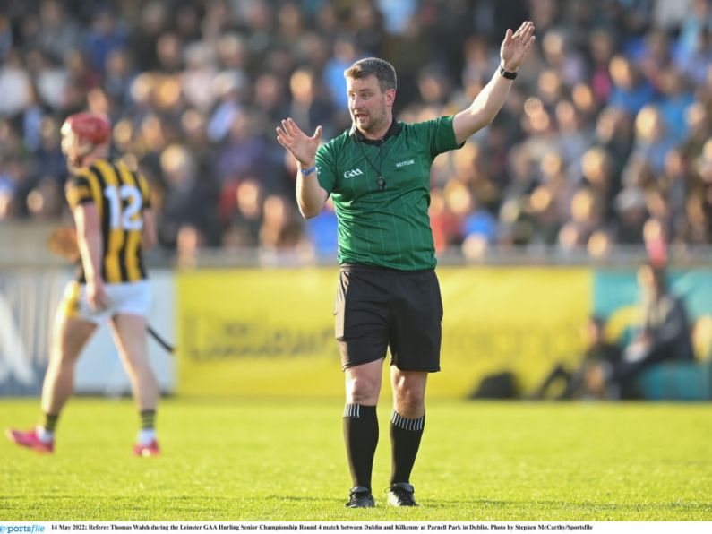 Waterford's Thomas Walsh to take charge of Sunday's All-Ireland SHC Semi-Final