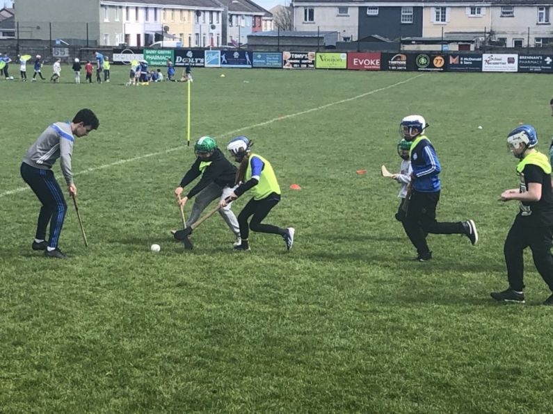 Aoife Kearns visits a camp where Ukrainian children are trying hurling