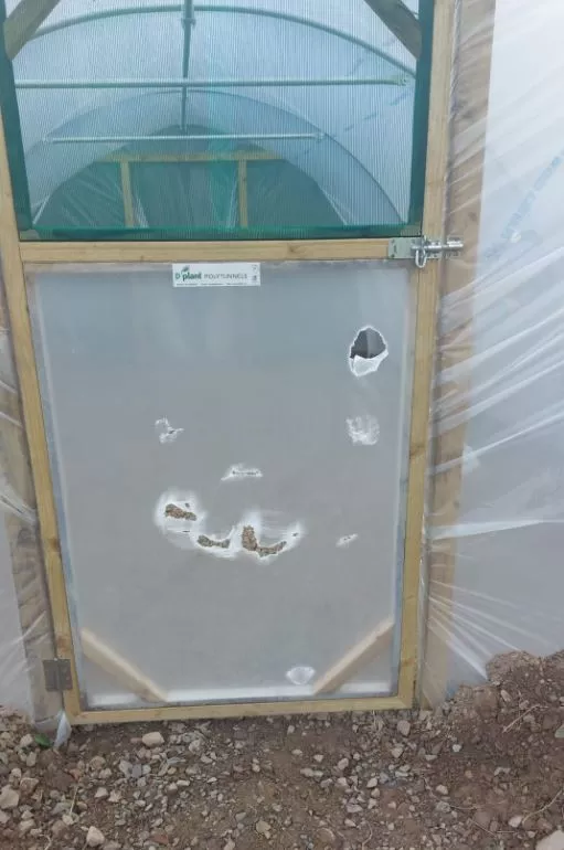 Damage caused to Poly Tunnel, Cappoquin, Co.Waterford