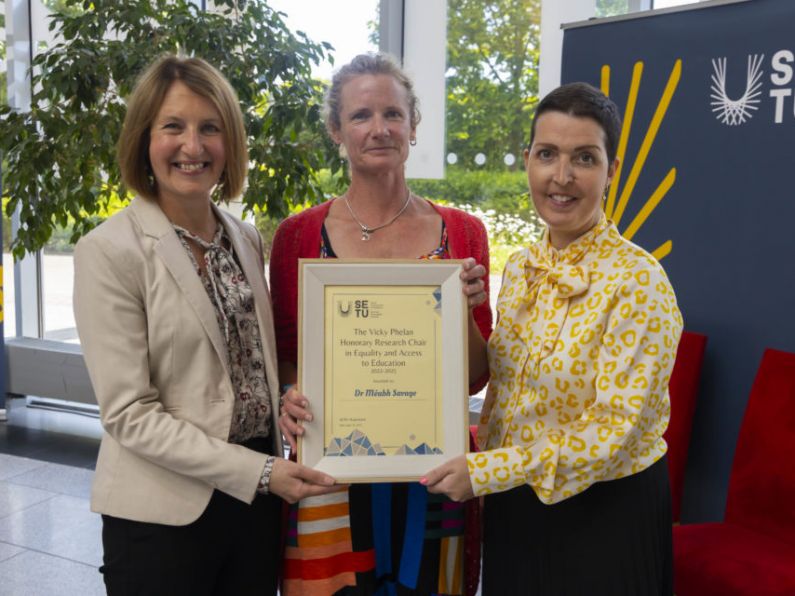 SETU Waterford announces the first recipient of the Vicky Phelan Honorary Research Chair