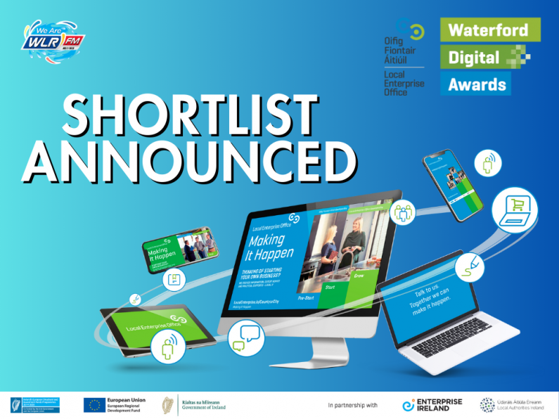 Shortlist announced for Waterford Digital Awards 2024