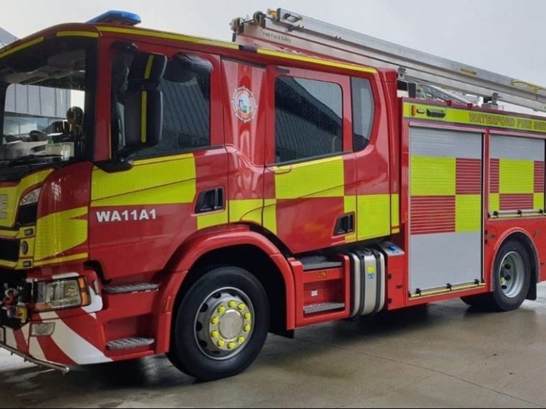 Man rescued by Waterford Fire Service after house fire last night