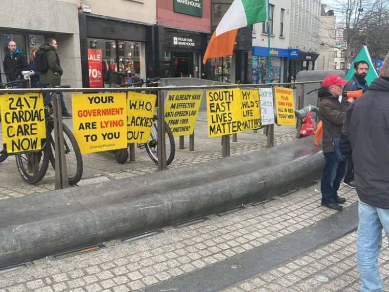 Protest takes place in Waterford City