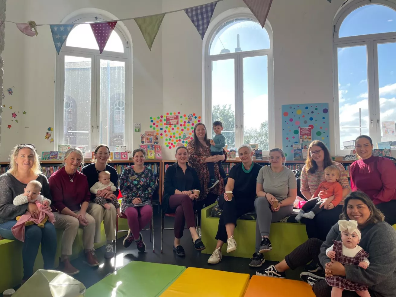 Members of the Cuidiú Breastfeeding Support Groop, Waterford Central Library.