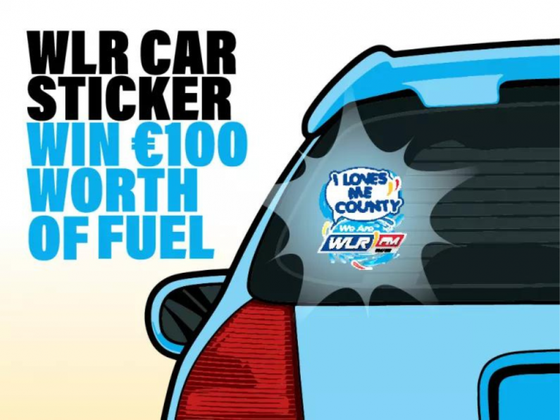 Pick up a WLR Car Sticker and win €100 worth of fuel