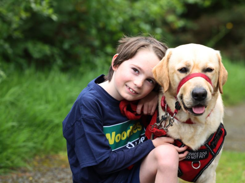 Waterford Boy and his Assistance Dog to Represent Woodie’s Heroes 2024 Campaign