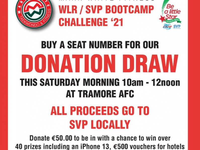Donation Draw at Mark White Fitness for SVP