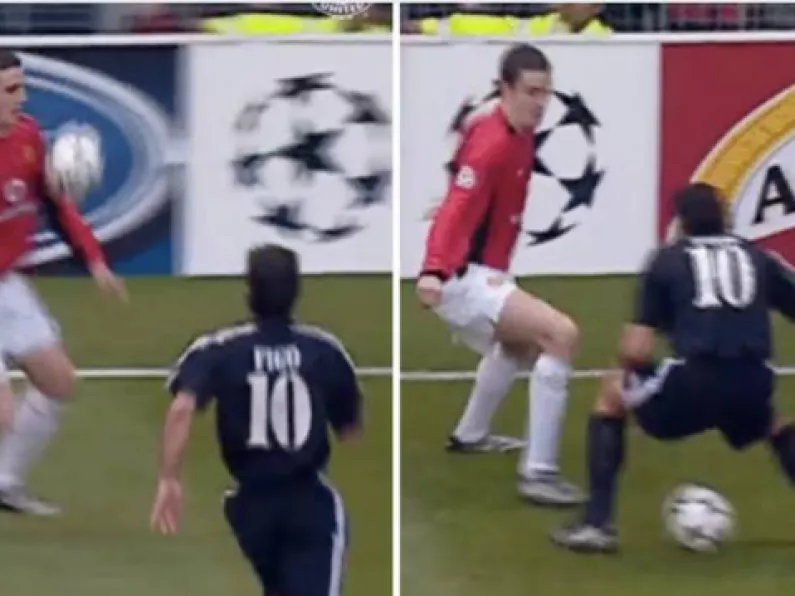 John O'Shea stars in hilarious campaign 20 years on from famous Figo nutmeg