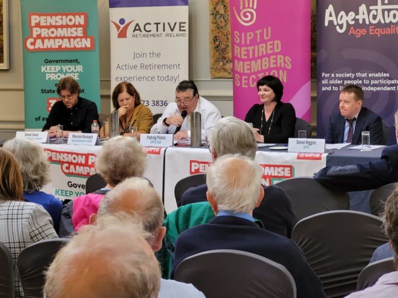 Campaign held in Waterford calls for increased pension rates