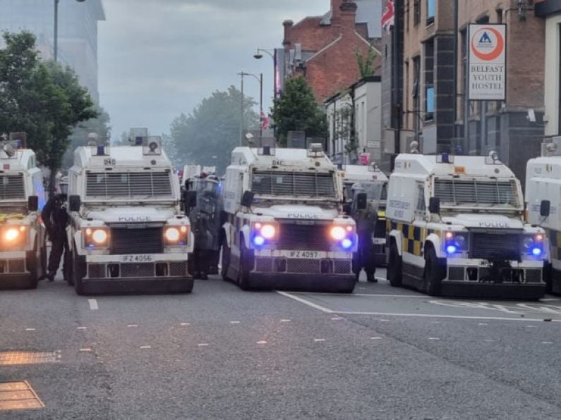 Police attacked during further violence in Belfast