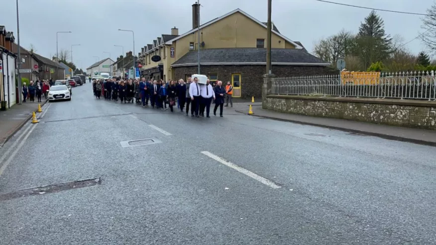 Funeral of Matthew Healy, Watergrasshill, Co Cork