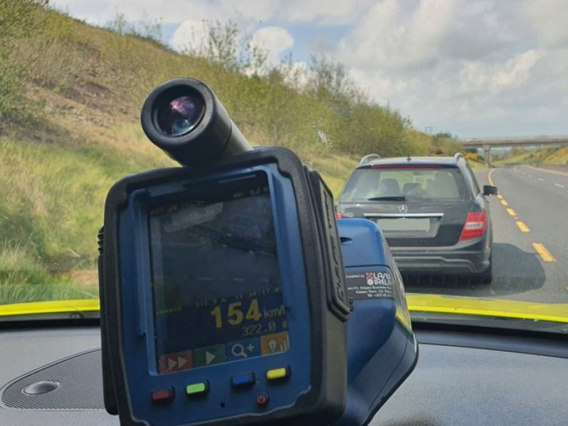 Driver detected at 154km/h on Waterford road