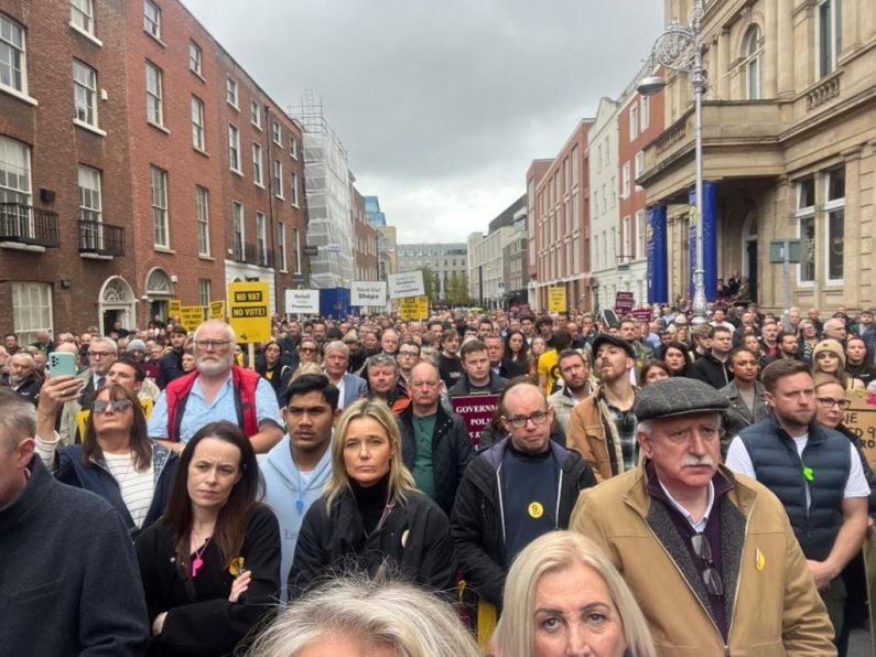 Waterford hospitality sector members join national protest