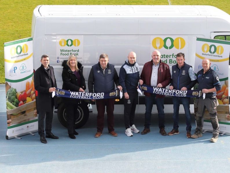 Waterford FC partners with Waterford Food Bank...