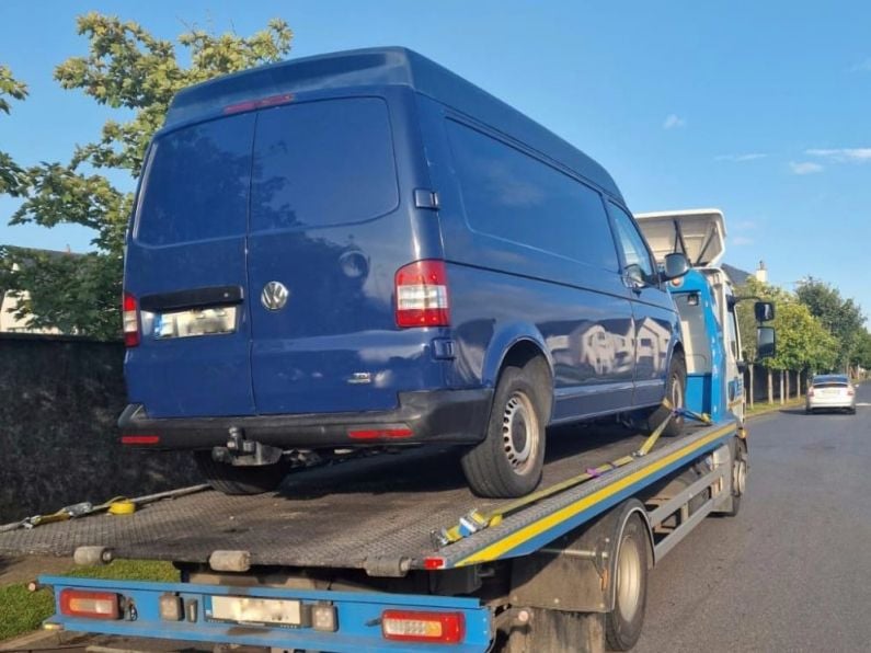 Van seized by Waterford Gardaí untaxed for 600 days