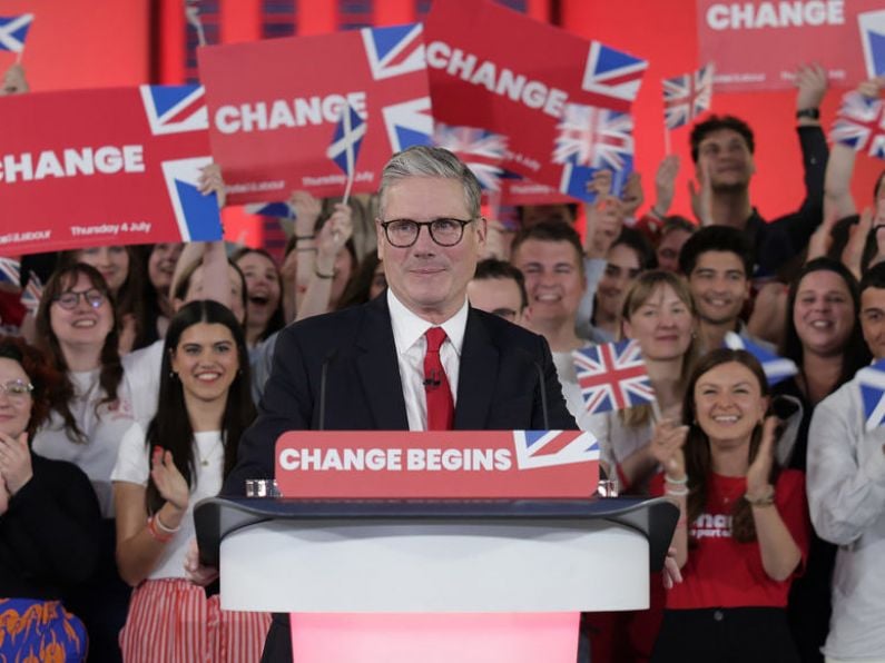UK general election live: Labour landslide, Sunak to resign as Conservative leader
