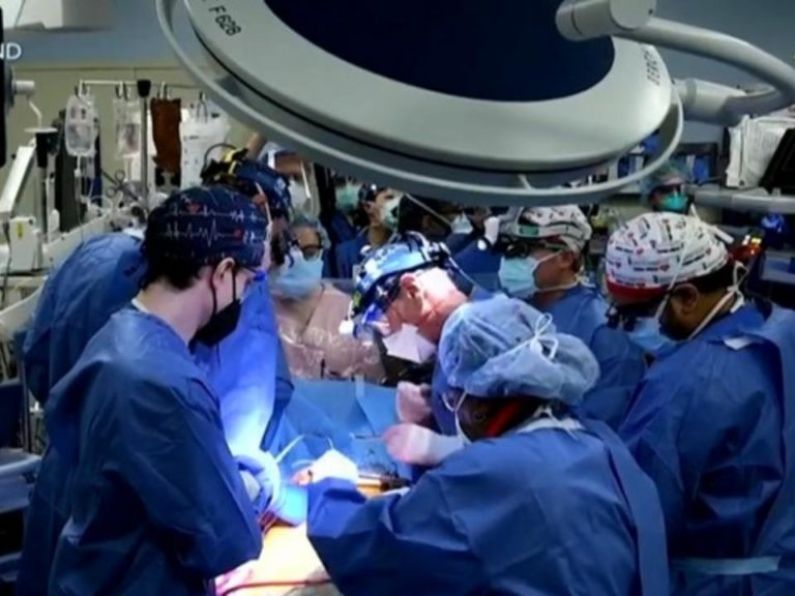 World first as man in US receives pig heart transplant