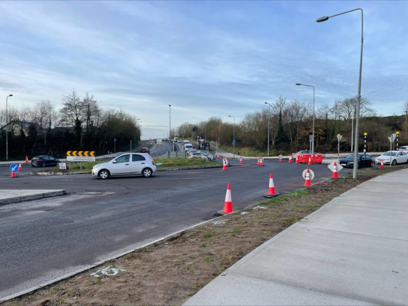 Video: Roadworks resume at busy Waterford roundabout