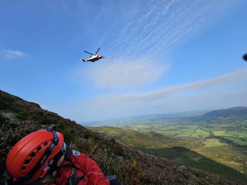 Multi-agency rescue operation in Comeraghs at weekend