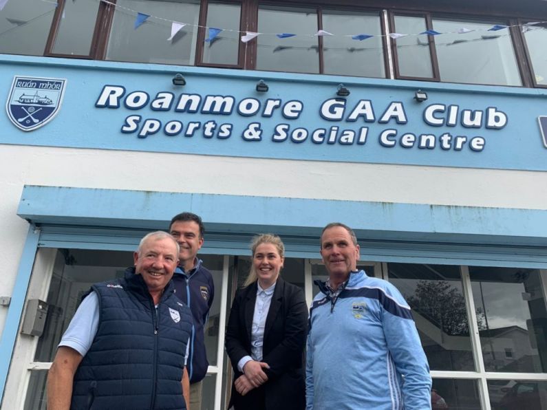 Damien visited Roanmore GAA club ahead of the County Final on Sunday