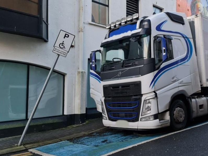 Truck driver fined for blocking disability bays