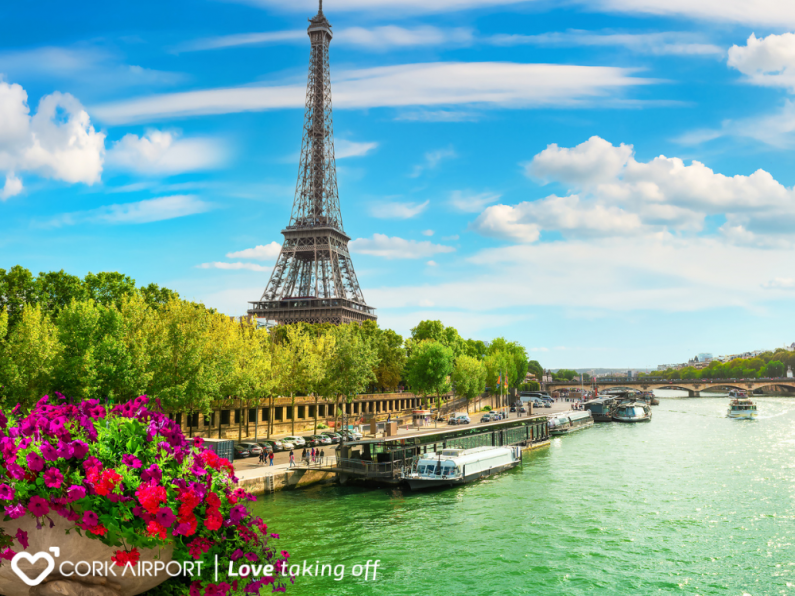 Win flights for 2 to Paris on The Lunchbox thanks to Cork Airport