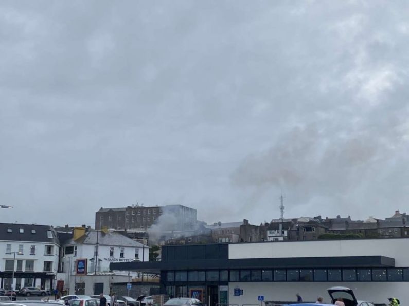 Emergency services attend fire in Tramore