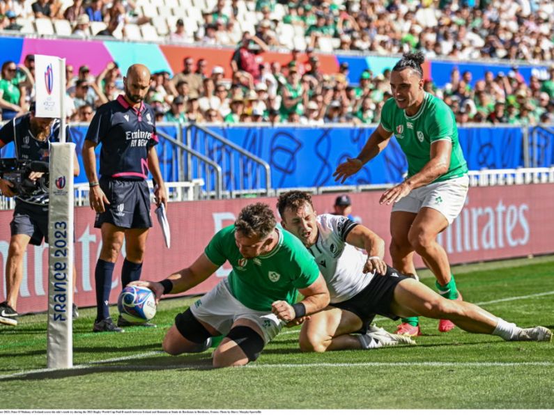 Ireland cruise to opening 82-8 victory at the Rugby World Cup