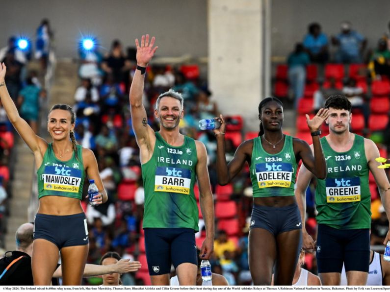 Barr books place in Paris with Irish 4x400m Mixed Relay team