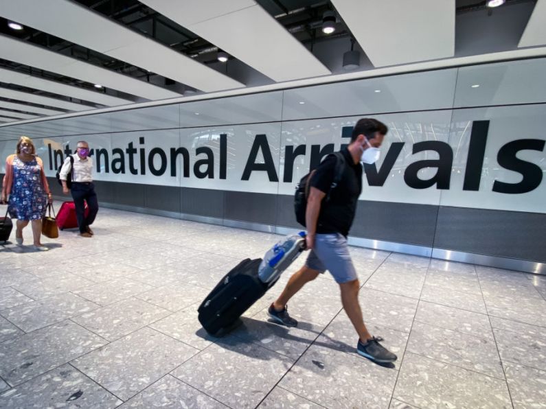 UK restrictions for international travellers will not apply to passengers from Ireland