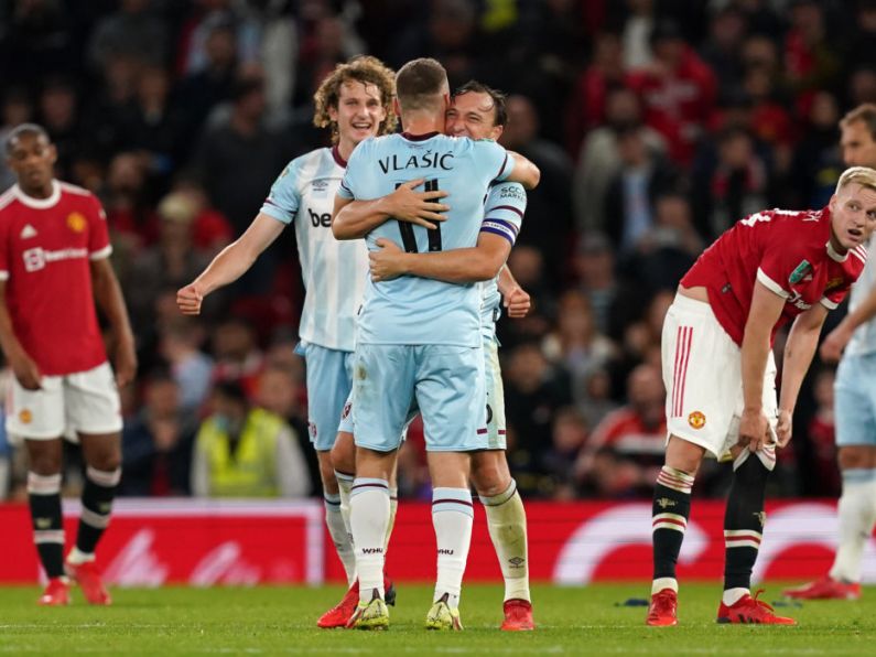 Man Utd crash out of Carabao Cup as West Ham end wait for Old Trafford win