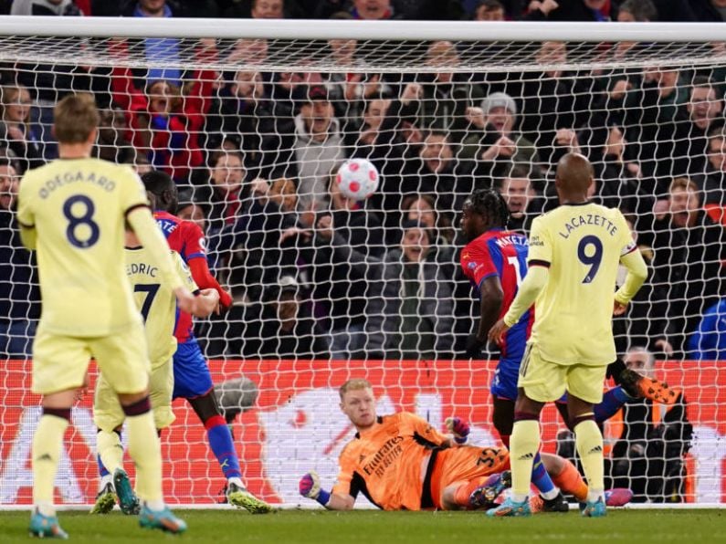 Patrick Vieira’s Crystal Palace beat former club Arsenal to dent top-four hopes