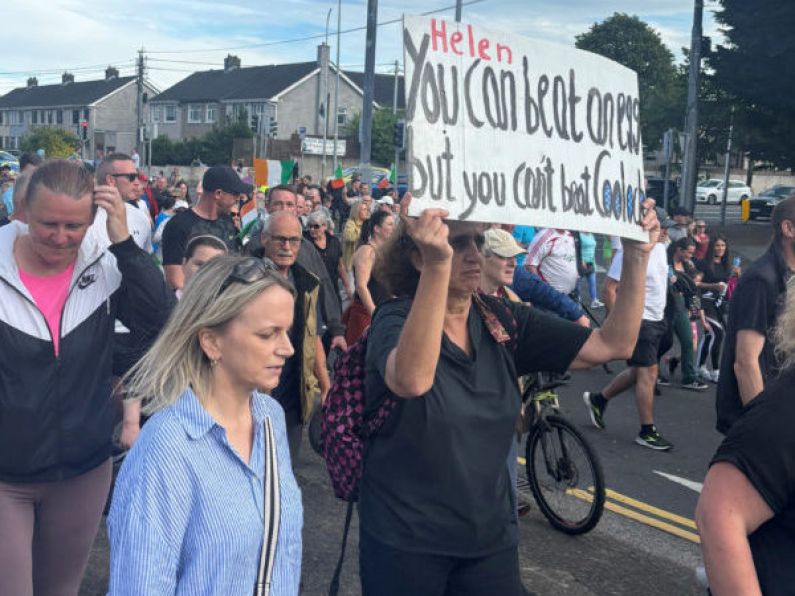 Fire breaks out after protest at Dublin factory earmarked for asylum seekers