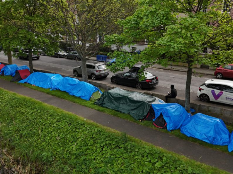 Asylum seeker tents cleared from Grand Canal