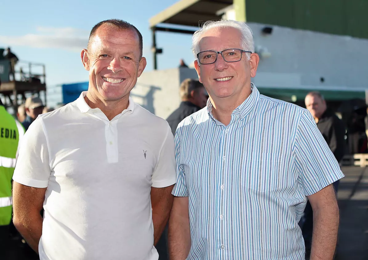 Cllr.Frank Quinlan, Deputy Metropolitan Mayor and Cllr.Joe Kelly, Metropolitan Mayor who were pictured at the Tramore Racing Festival.