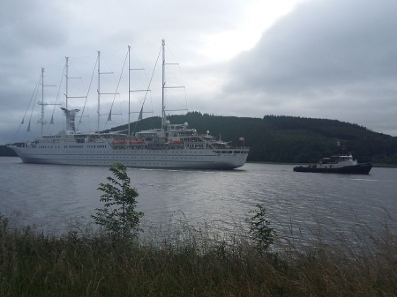 World's largest sailing cruise ship arrives in Waterford