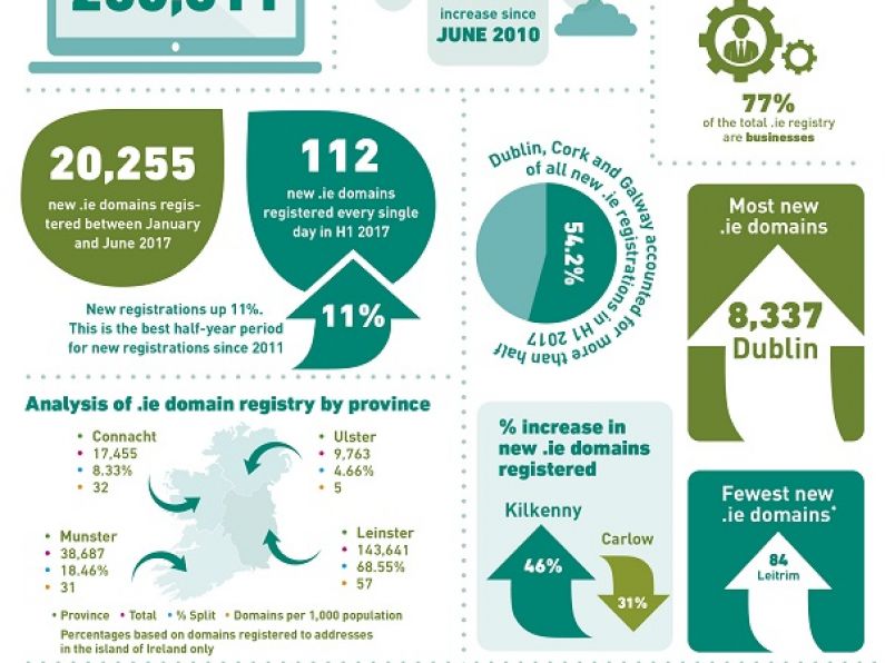 Rise in Waterford business registering domain names