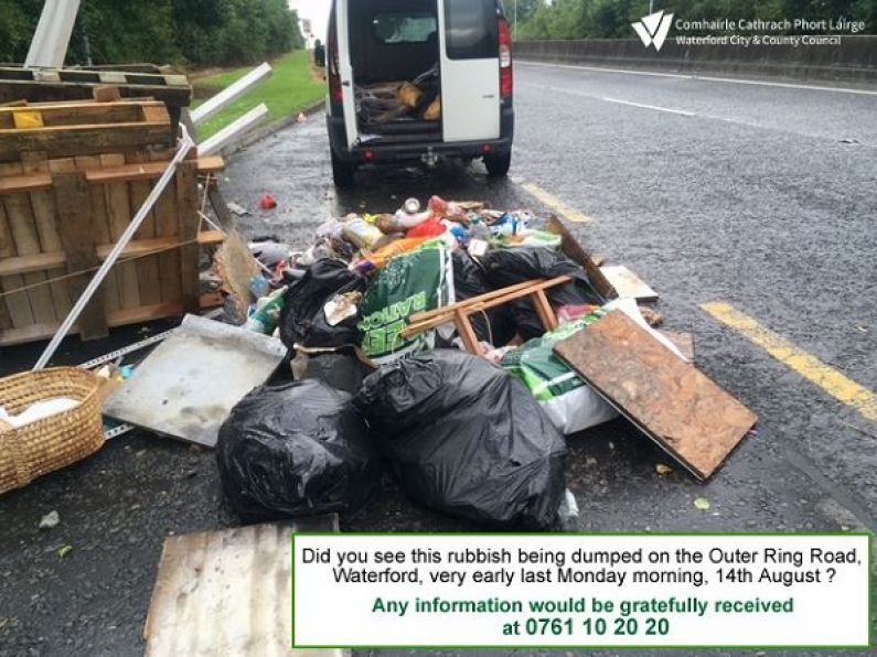 Illegal dumping on Outer Ring Road