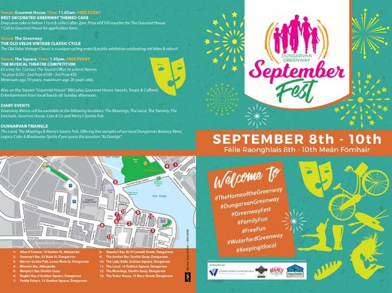 Harvest and Greenway festivals continue in Waterford today