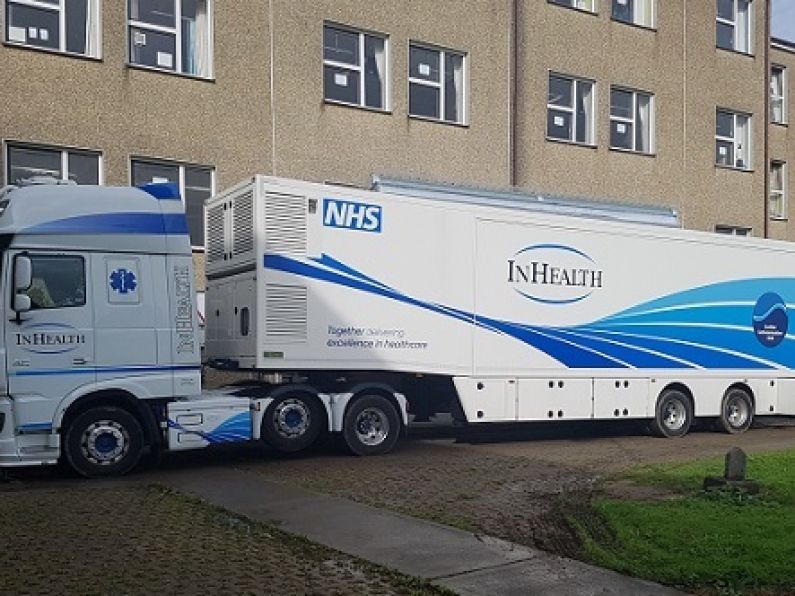 Mobile cath lab arrives at University Hospital Waterford