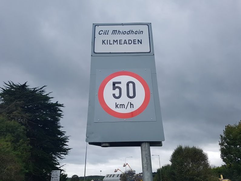 Speed limit reduced on approach to Kilmeaden
