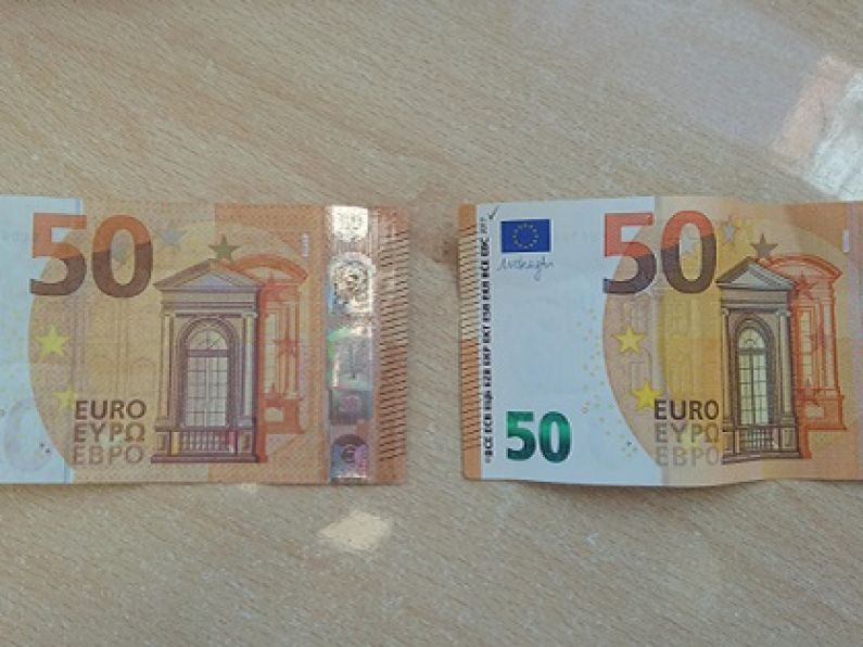 Fake €50 in circulation in Waterford