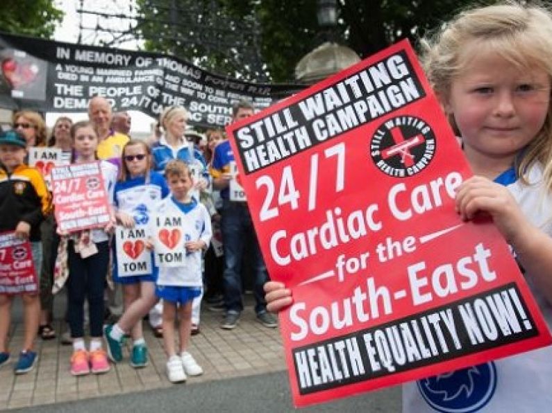 March for 24/7 cardiac care at University Hospital Waterford takes place in the city this afternoon
