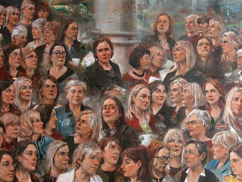 Portrait unveiled of female TDs and Senators