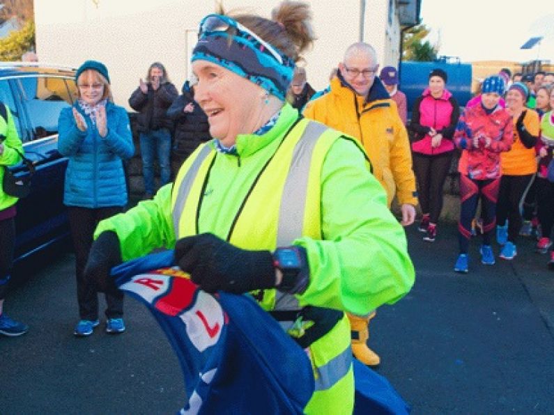 Marathon runner reaches Bunmahon during her 'Lap of the Map'