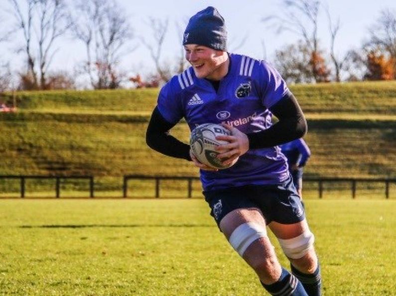 Jack O'Donoghue back at training with Munster