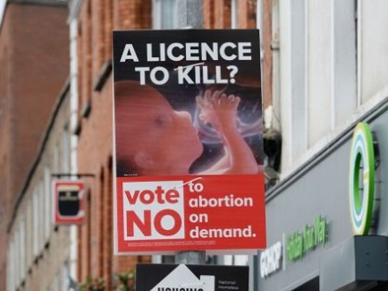 Gardai arrest two people in Waterford over the display of graphic anti-abortion posters